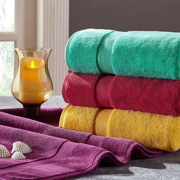 Al Ghani dyed terry towel collection